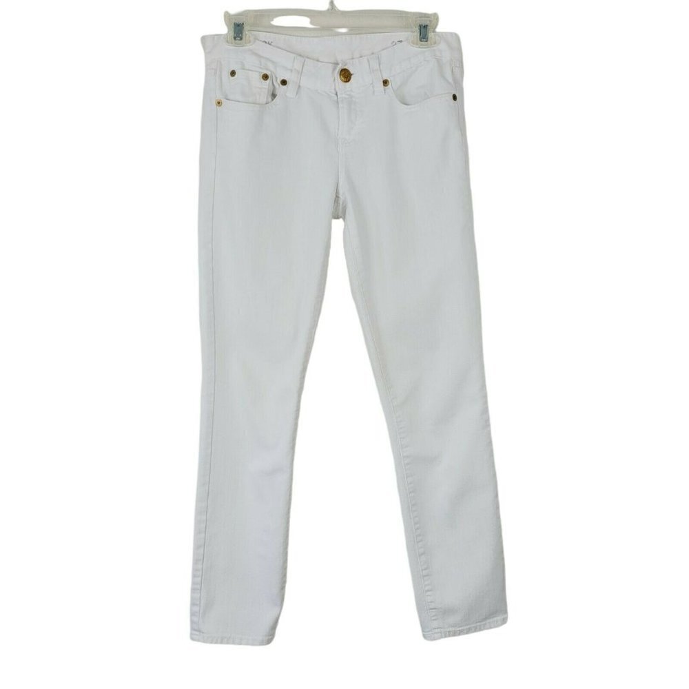 J. Crew White Toothpick Jeans